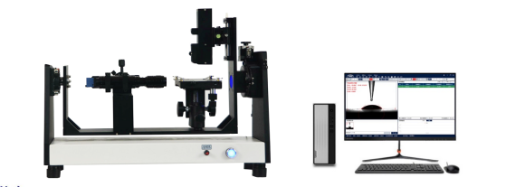 光學(xué)接觸角測試儀測量隔膜的潤濕性等表面性能